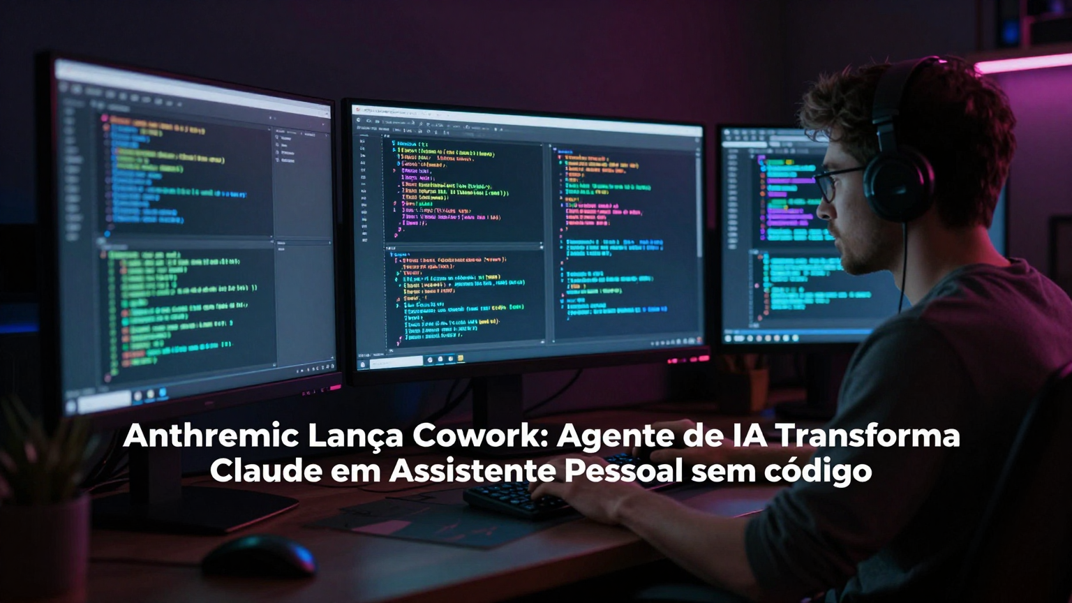 Anthropic Lança Cowork: Agente de IA Transforma Claude em Assistente Pessoal sem Código
