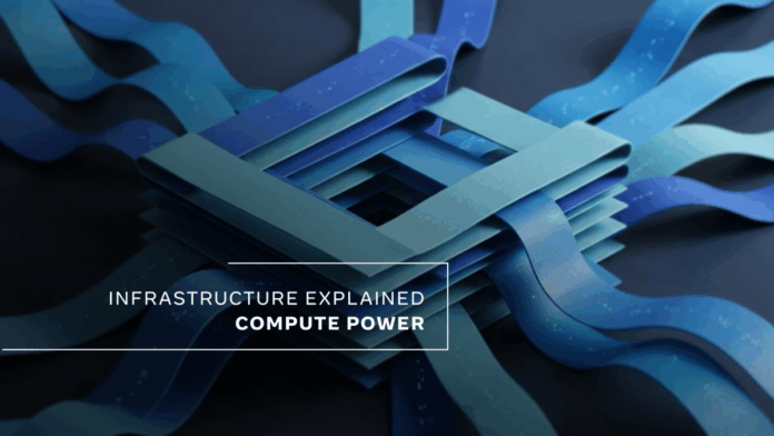 Ilustración oficial de la infraestructura de computación de IA de Meta