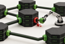 Node.js publica parches de seguridad: qué actualizar y comprobar Ilustración editorial de mantenimiento de infraestructura web